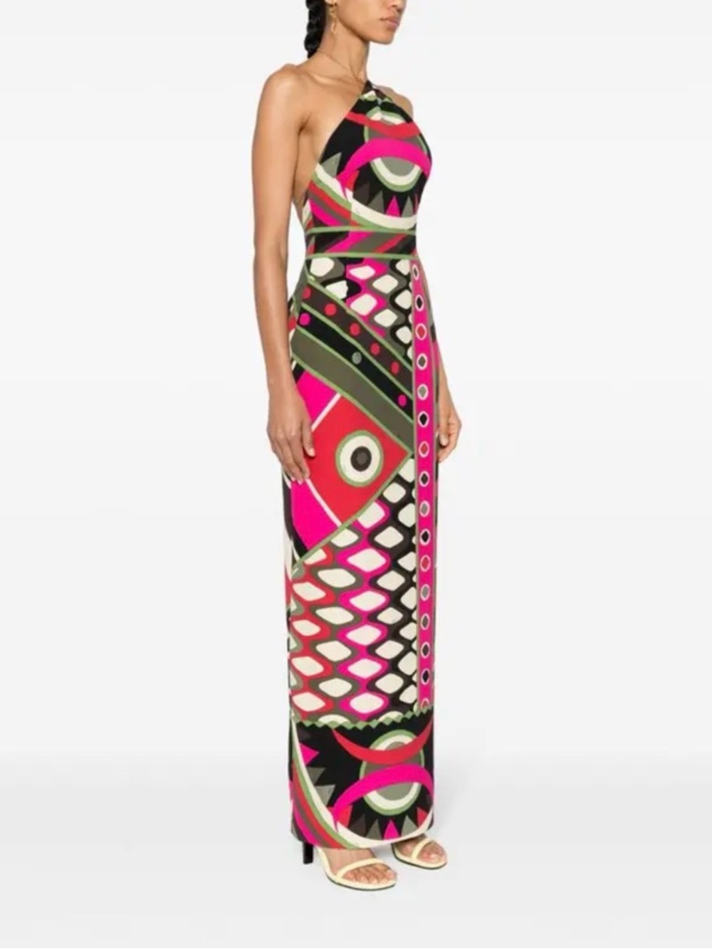 Emilio Pucci - Vivara print gown size 46 (10) - Picture 3 of 11